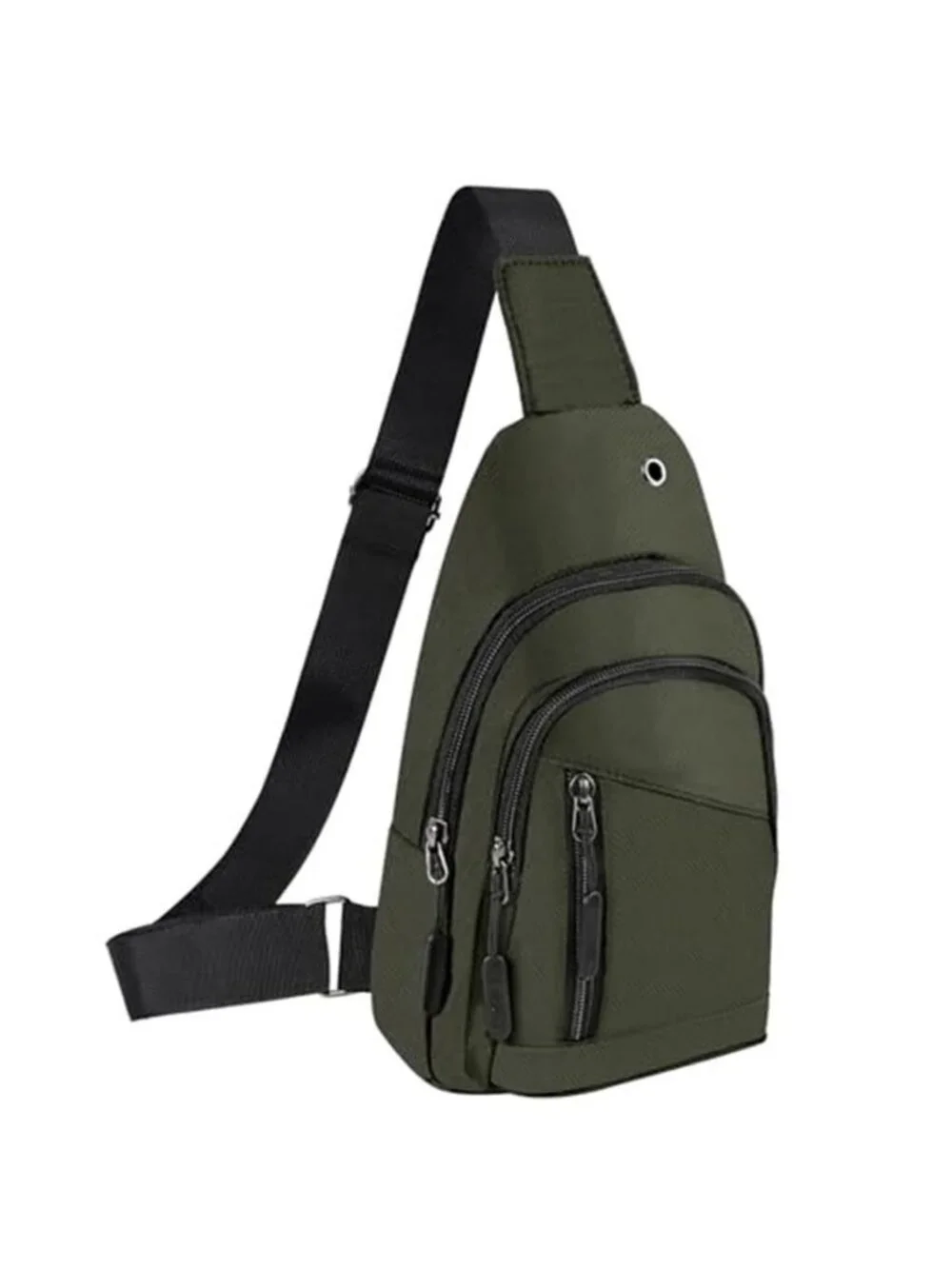 Olive Green Sling Bag Crossbody Chest Pack Lightweight Travel Shoulder Backpack